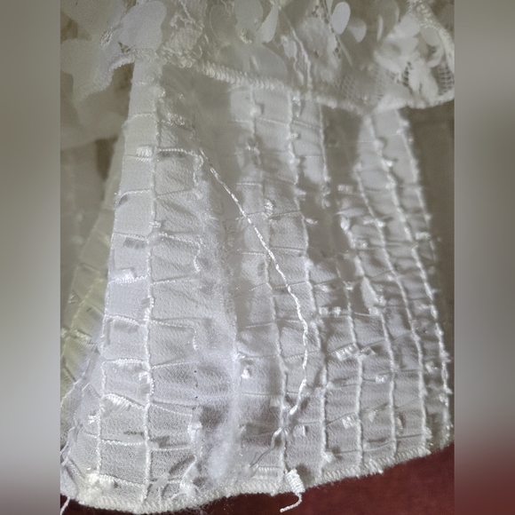 Avec Les Filles Women's Tiered Cutout Lace Minidress - Picture 8 of 8